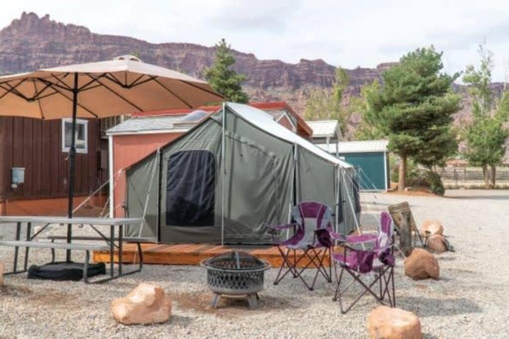 Moab Rv Resort Glamping Setup Tent In Rv Park #4 Ok-T4 Exterior photo